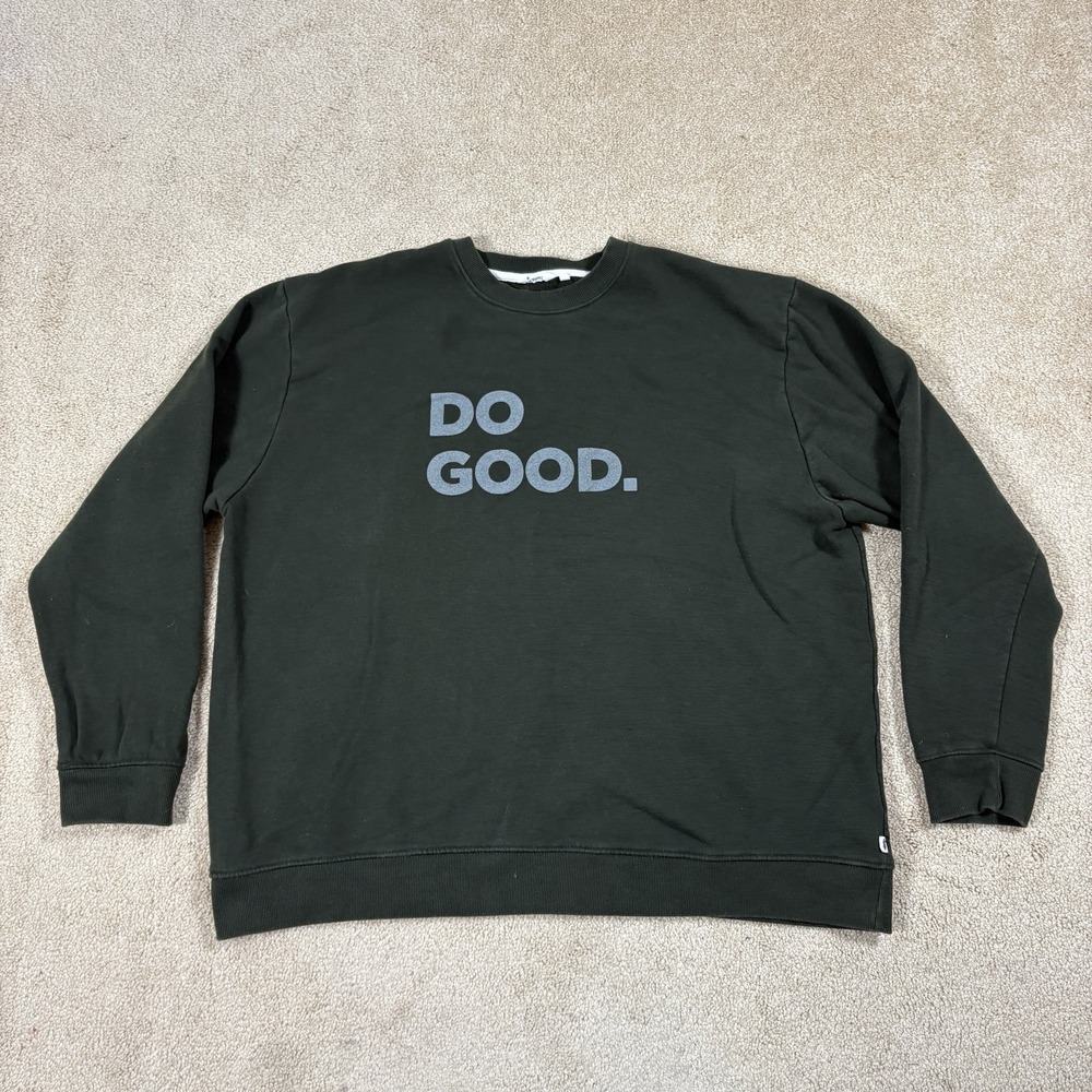Cotopaxi DO GOOD Green Organic Cotton Crew Neck Sweatshirt Mens XXL
